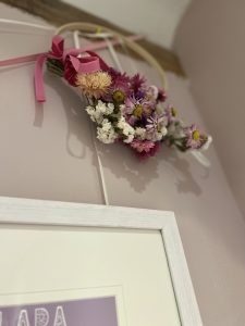 Flowers on a Hoop for Childrens Bedroom 02