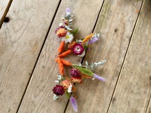 bespoke bright dried flower bridal bouquet 18
