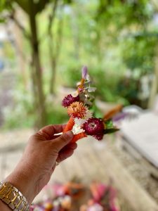 bespoke bright dried flower bridal bouquet 8